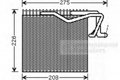 VAN WEZEL 4000v287 -  Испаритель, кондиционер